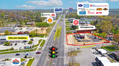 901 N Mulberry St, Elizabethtown, KY - AERIAL  map view - Image1