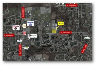 46670 Pontiac Trl, Commerce Township, MI - AERIAL  map view