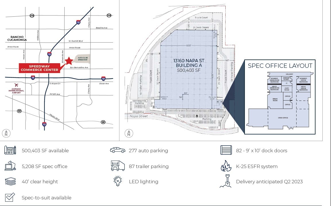 13160 Napa St, Rancho Cucamonga, CA for lease Site Plan- Image 1 of 1