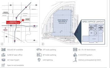 13160 Napa St, Rancho Cucamonga, CA for lease Site Plan- Image 1 of 1