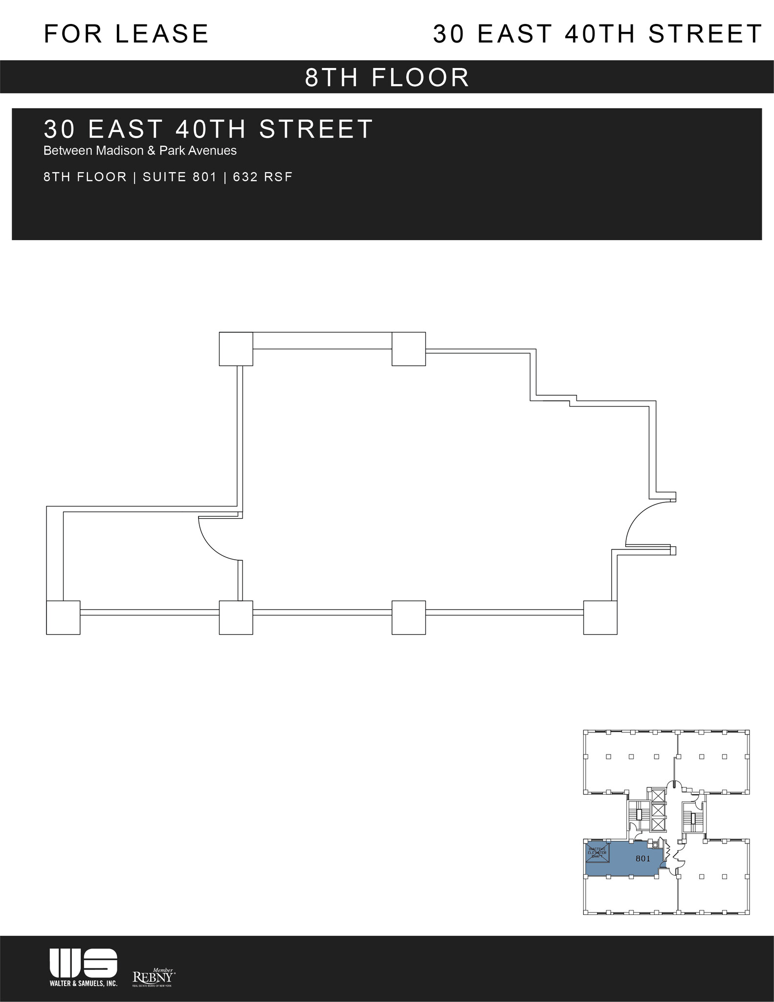 30 E 40th St, New York, NY for lease Floor Plan- Image 1 of 1