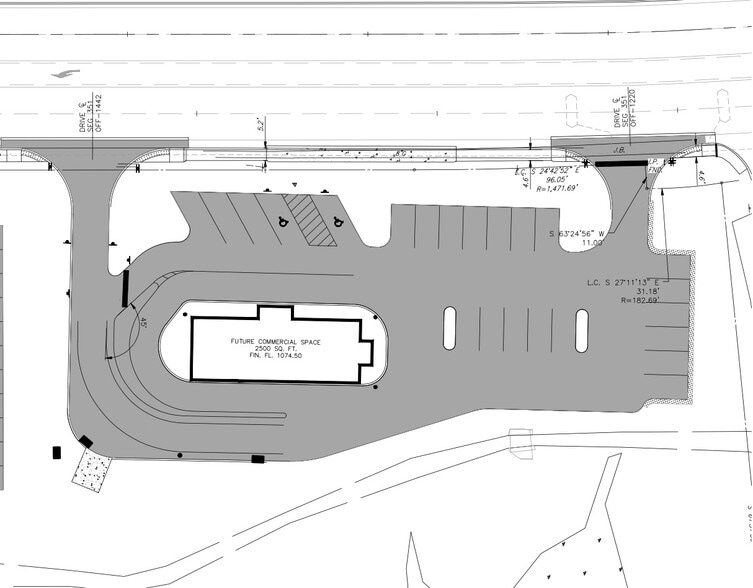 621 Northern Boulevard, South Abington, PA for lease - Site Plan - Image 1 of 1