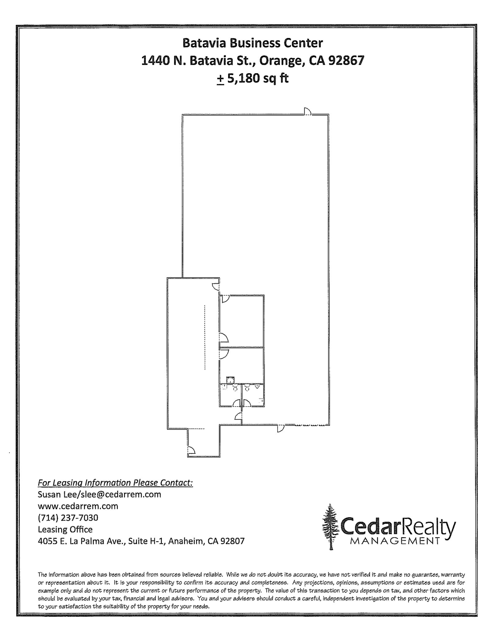 1440-1472 N Batavia St, Orange, CA for lease Site Plan- Image 1 of 1