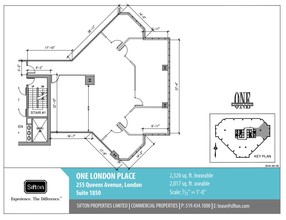 255 Queens Ave, London, ON for lease Floor Plan- Image 1 of 1