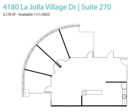 4180 La Jolla Village Dr, La Jolla, CA for lease Floor Plan- Image 2 of 2