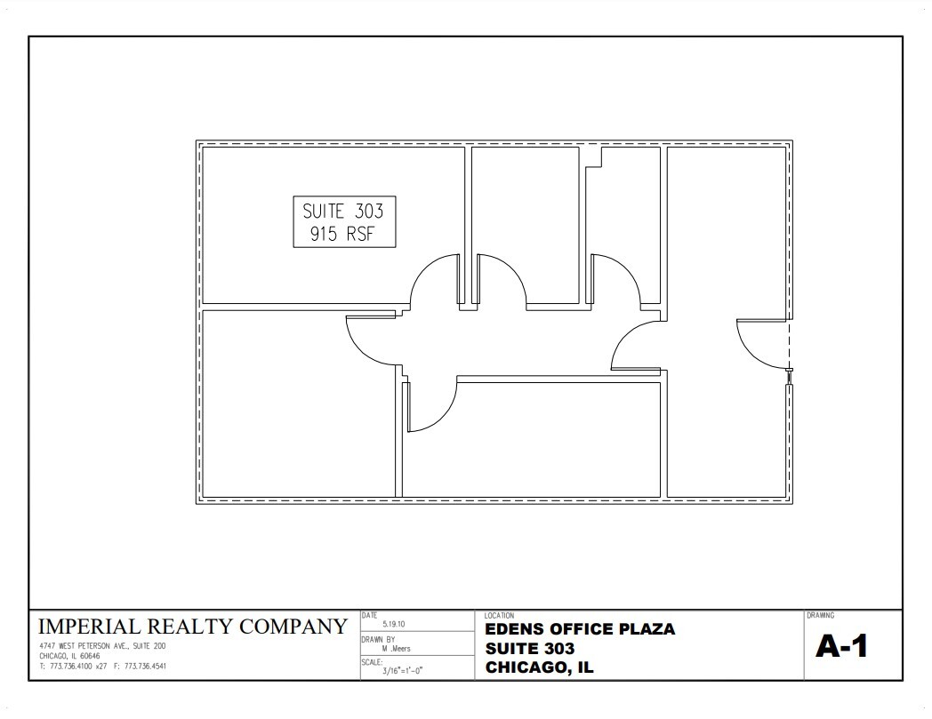 4801 W Peterson Ave, Chicago, IL for lease Floor Plan- Image 1 of 6