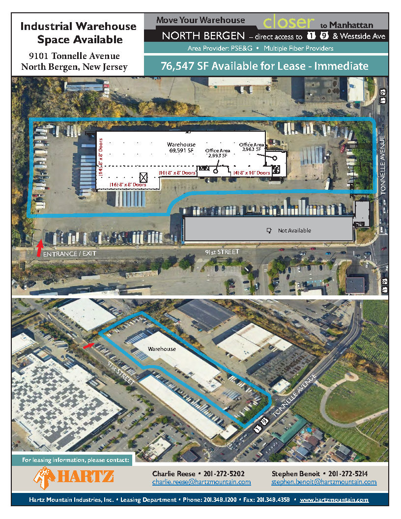 9101 Tonnelle Ave, North Bergen, NJ for lease Floor Plan- Image 1 of 1