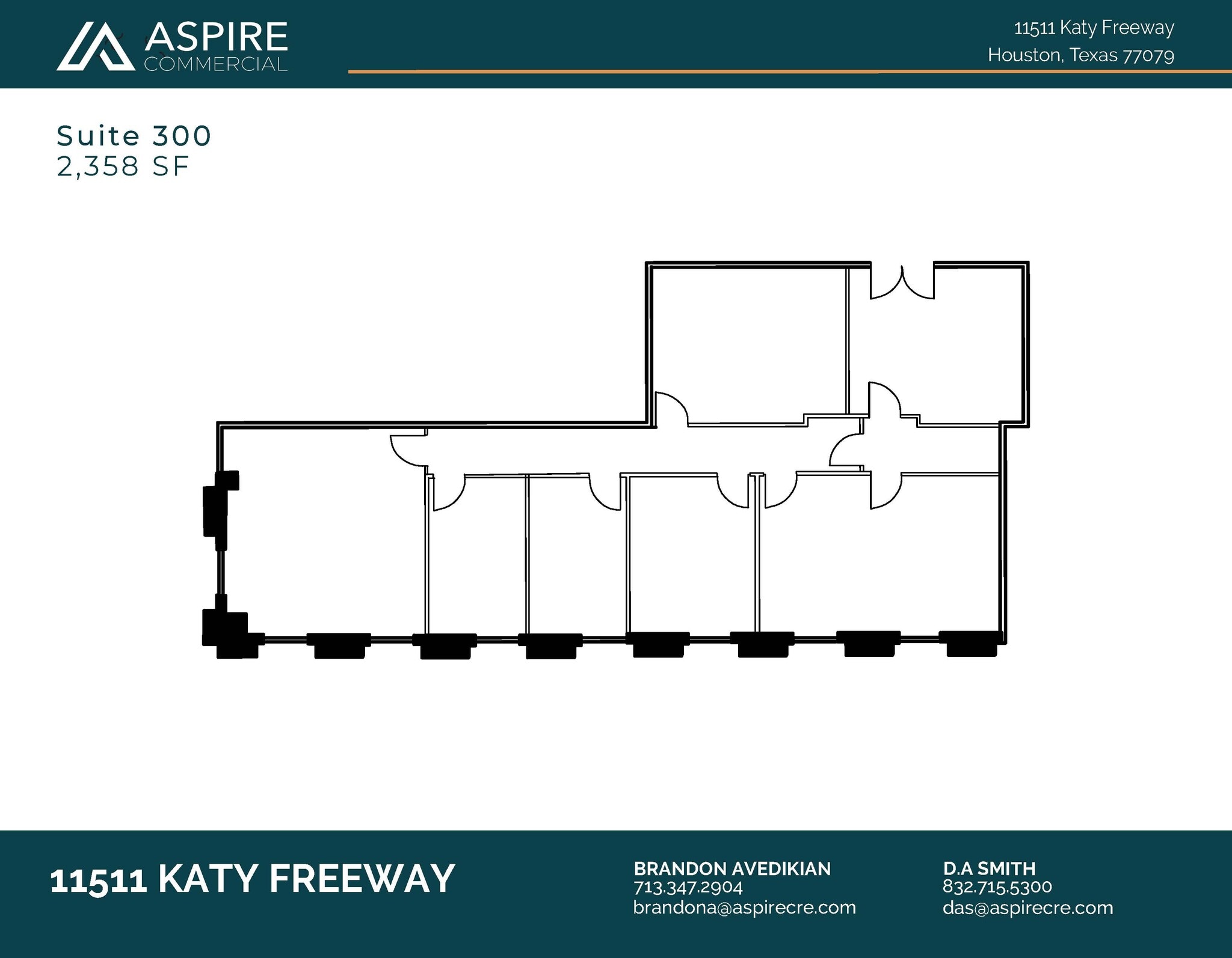 11511 Katy Fwy, Houston, TX for lease Floor Plan- Image 1 of 1