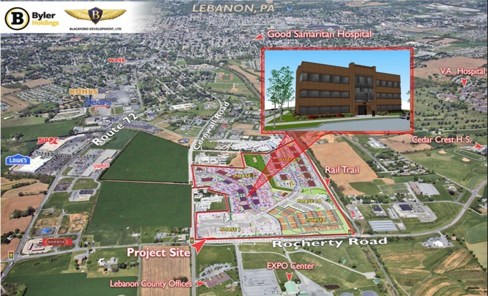 Cornwall Rd, Lebanon, PA for sale - Aerial - Image 1 of 1