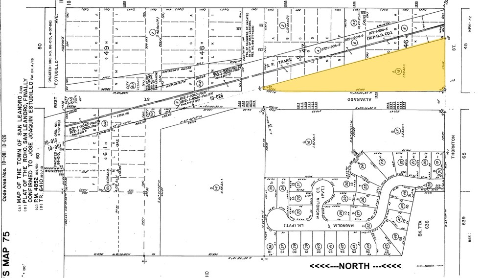 1670 Alvarado St, San Leandro, CA for lease - Plat Map - Image 2 of 3