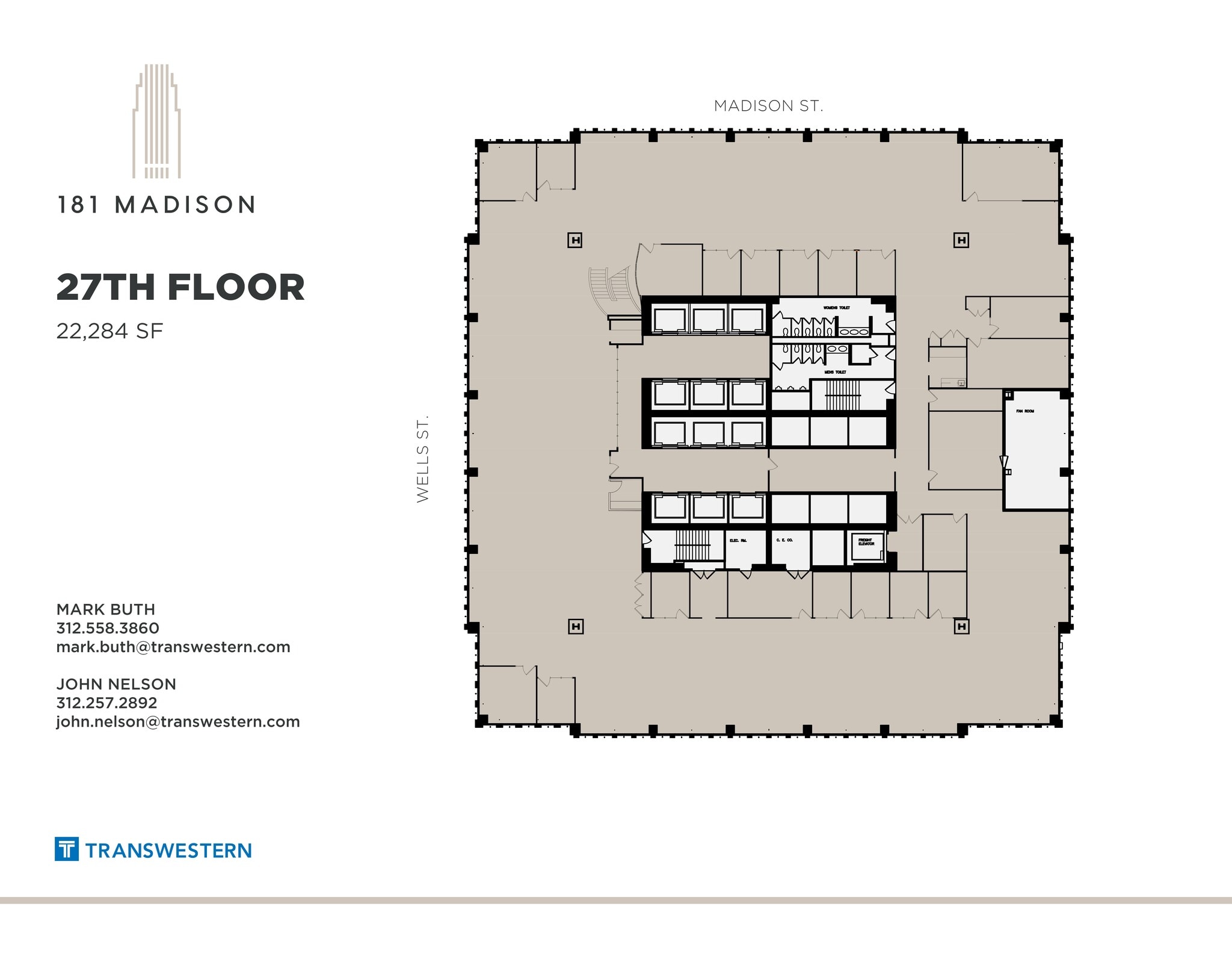 181 W Madison St, Chicago, IL for lease Site Plan- Image 1 of 2