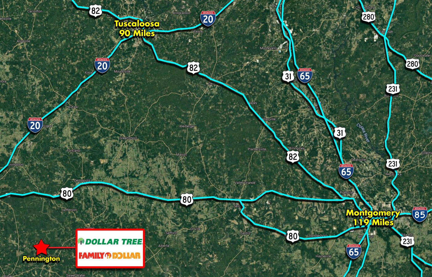 5956 Main St, Pennington, AL 36916