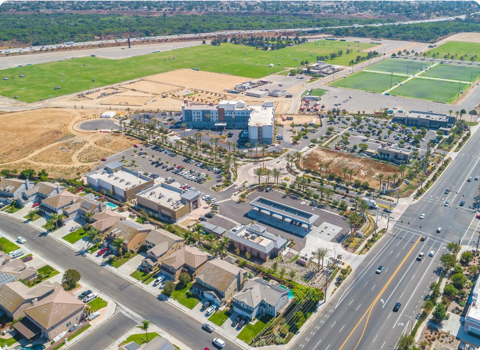 7226 Hamner Ave, Eastvale, CA for lease Aerial- Image 1 of 13