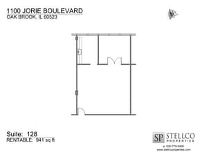 1100 Jorie Blvd, Oak Brook, IL for lease Floor Plan- Image 1 of 1