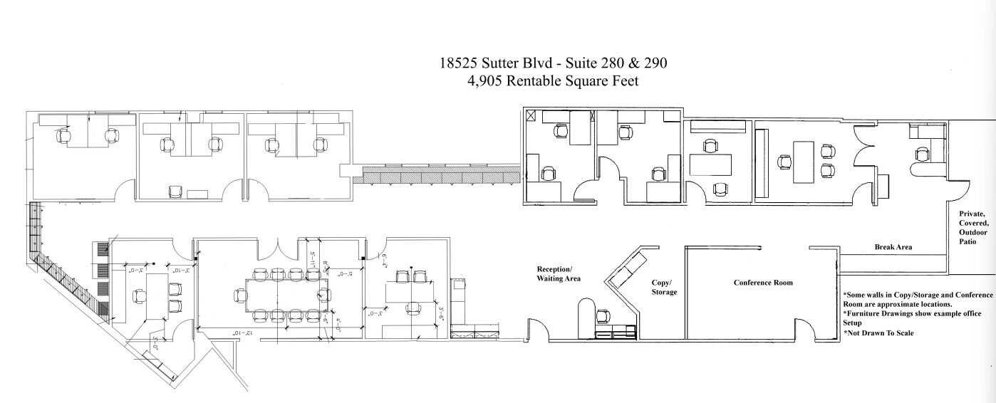 18525 Sutter Blvd, Morgan Hill, CA for lease Floor Plan- Image 1 of 11