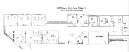 18525 Sutter Blvd, Morgan Hill, CA for lease Floor Plan- Image 1 of 11