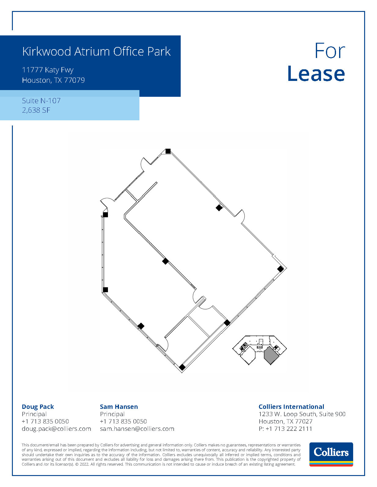 11777 Katy Fwy, Houston, TX for lease Floor Plan- Image 1 of 1