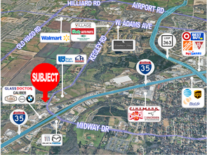 3396 Kegley rd, Temple, TX - AERIAL  map view