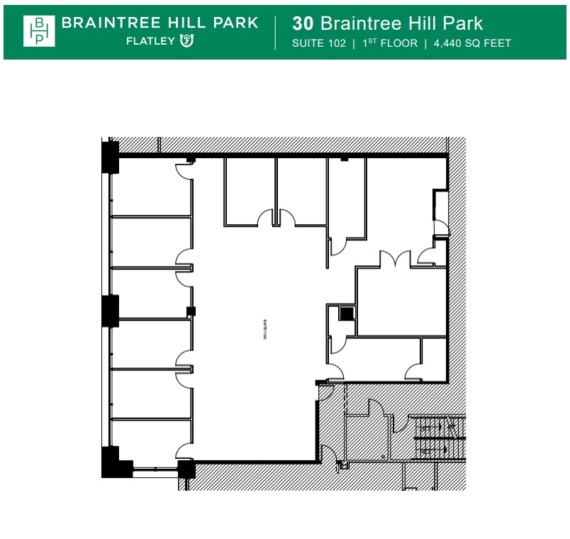 50 Braintree Hill Office Park, Braintree, MA for lease Floor Plan- Image 1 of 1