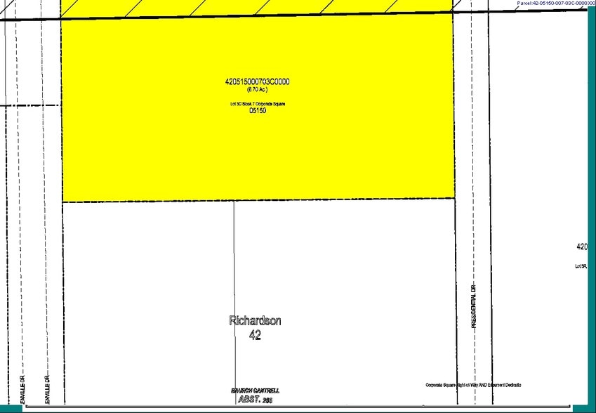 1460 N Glenville Dr, Richardson, TX for lease - Plat Map - Image 2 of 5