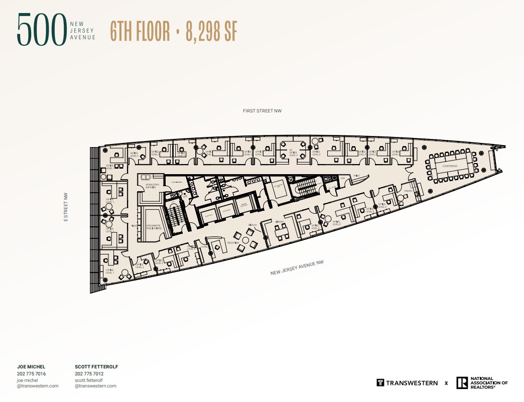 500 New Jersey Ave NW, Washington, DC for lease Floor Plan- Image 1 of 1