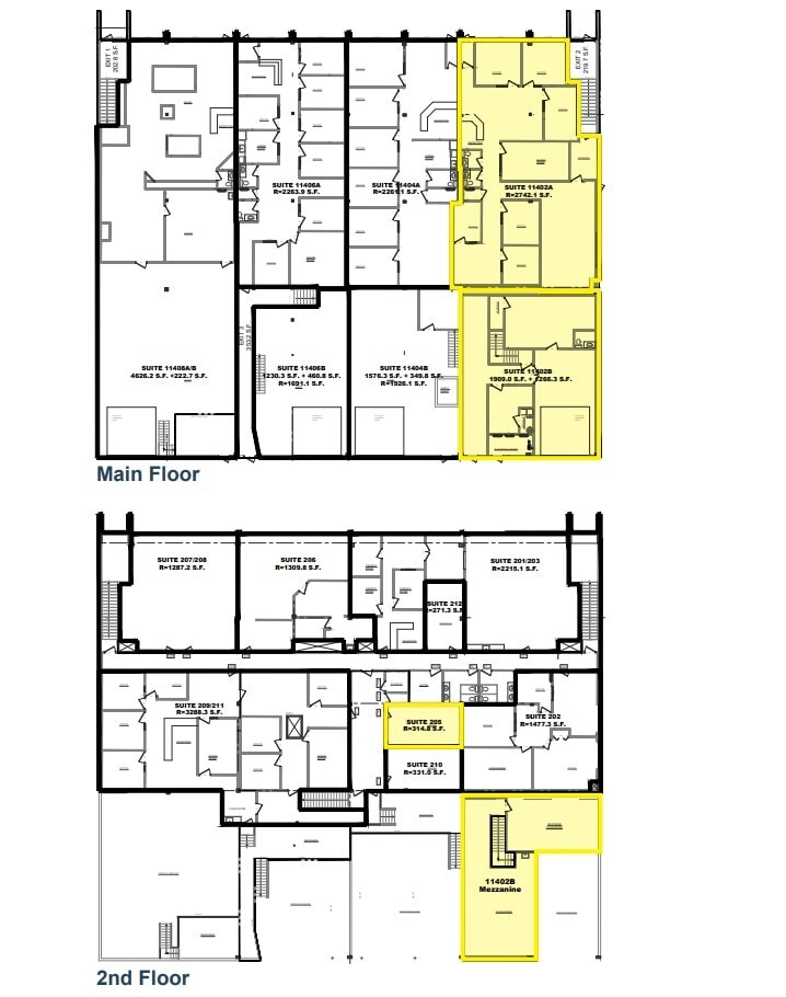 11402-11408 100 St, Grande Prairie, AB for lease Floor Plan- Image 1 of 1
