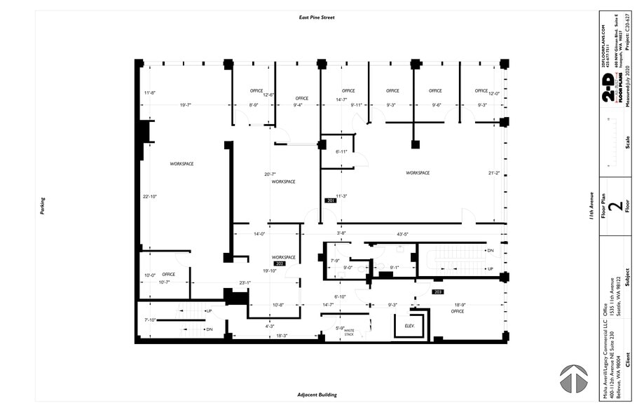 1021 E Pine St, Seattle, WA for lease - Site Plan - Image 1 of 11