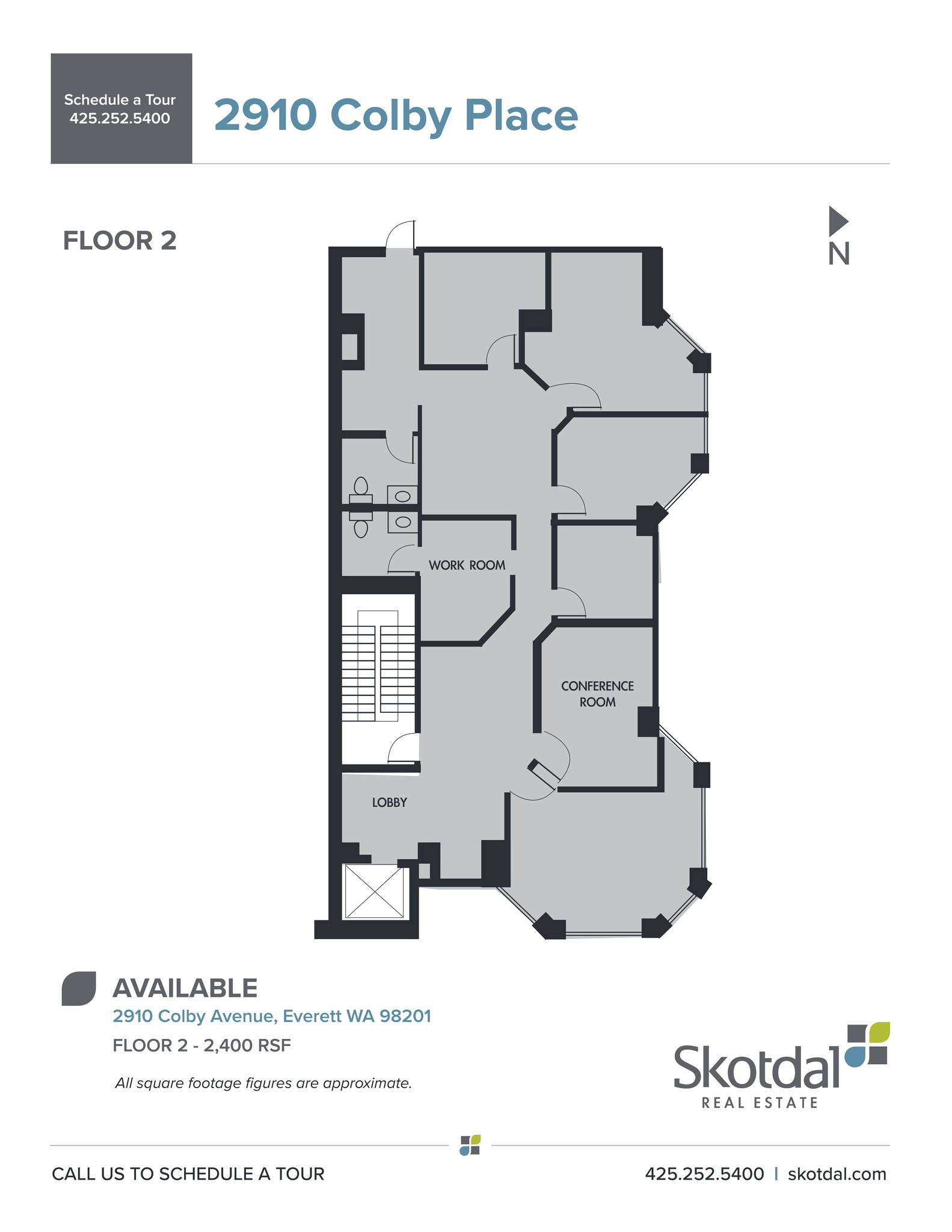 2910 Colby Ave, Everett, WA for lease Site Plan- Image 1 of 1