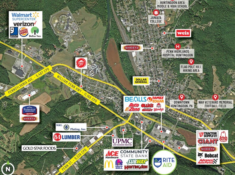 9635 William Penn Hwy, Huntingdon, PA for lease - Building Photo - Image 3 of 6