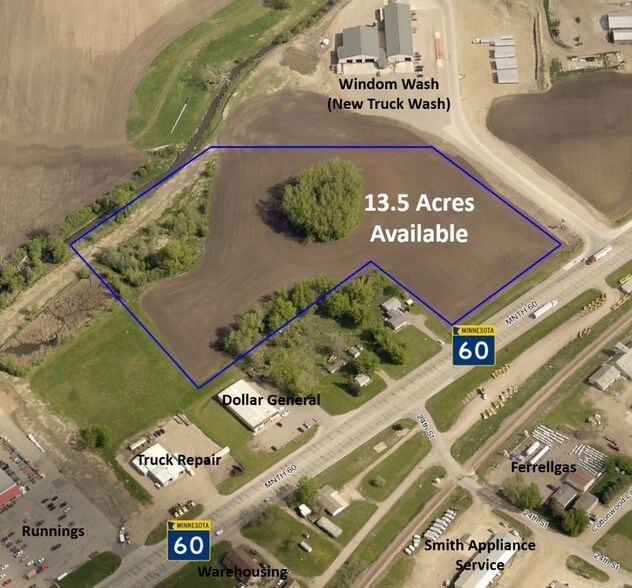 E Highway 60, Windom, MN for sale - Aerial - Image 1 of 1