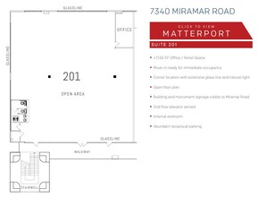 7310-7480 Miramar Rd, San Diego, CA for lease Floor Plan- Image 1 of 2