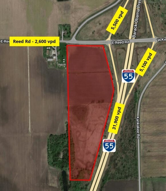 SWQ I-55 & Will RD, Braidwood, IL for sale Building Photo- Image 1 of 3
