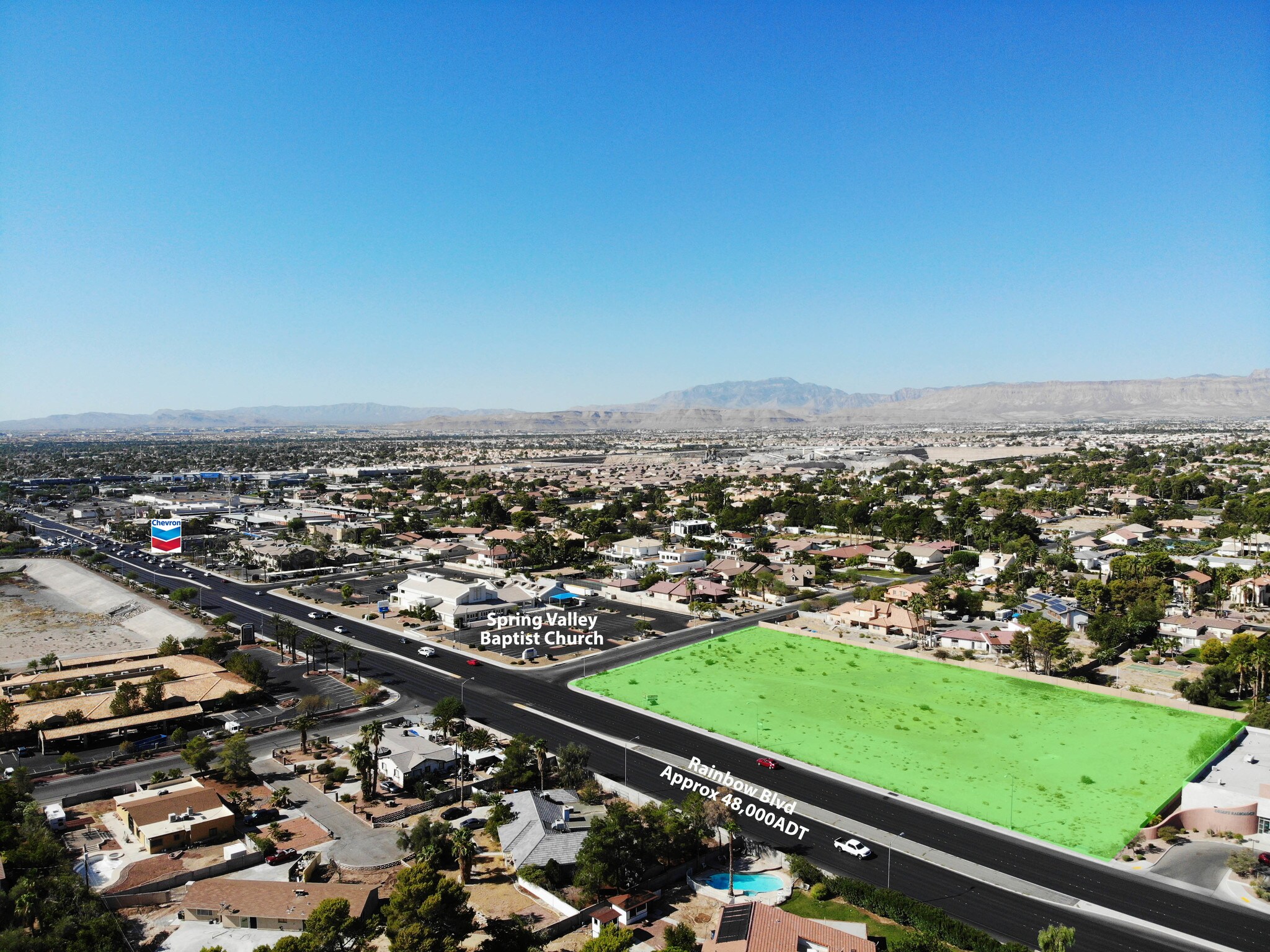 3123 S Rainbow Blvd, Las Vegas, NV for sale Aerial- Image 1 of 1