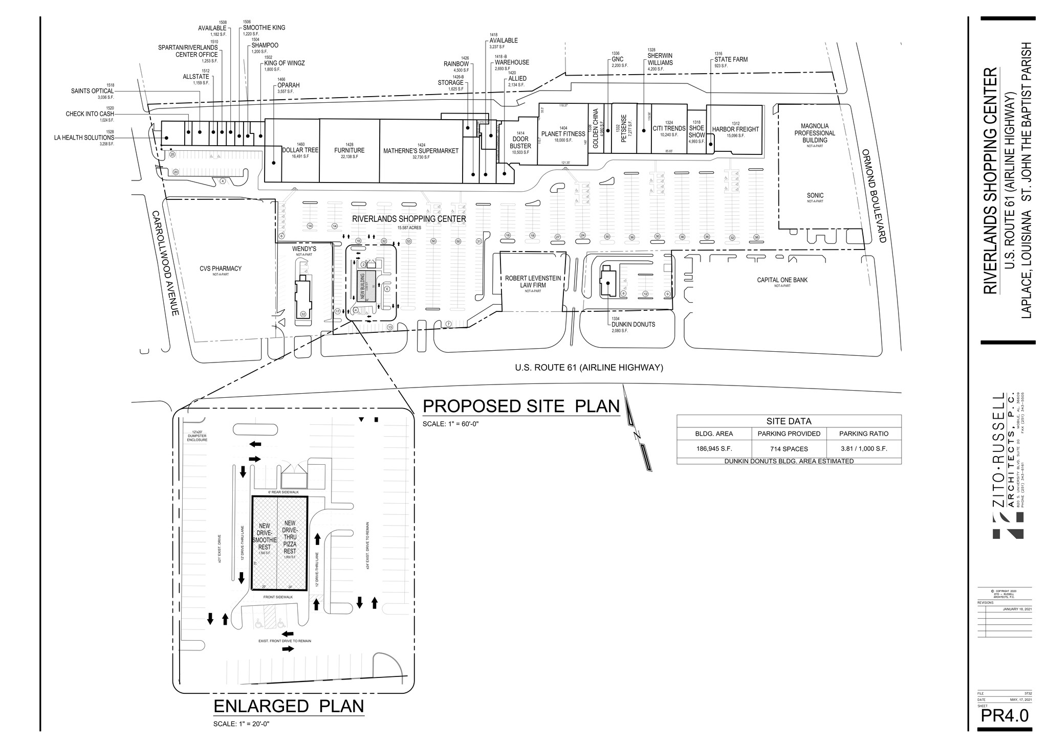 1318 W Airline Hwy, La Place, LA for lease Site Plan- Image 1 of 1