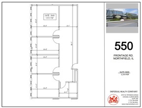 540-550 W Frontage Rd, Northfield, IL for lease Floor Plan- Image 1 of 4