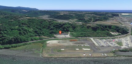 855 NE Alsea Hwy, Waldport, OR - aerial  map view