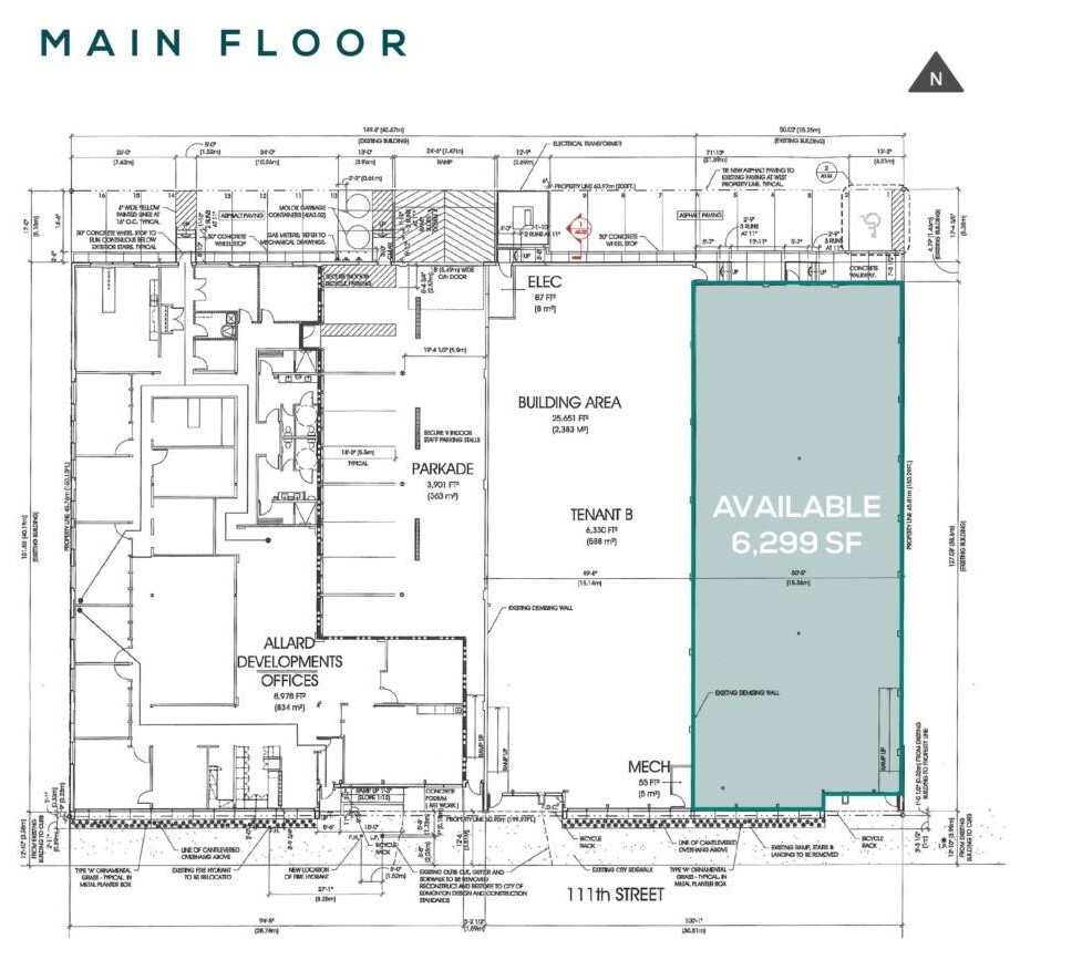 10218 111 St NW, Edmonton, AB for lease Floor Plan- Image 1 of 1