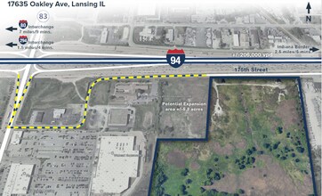 17635 Oakley Ave, Lansing, IL - AERIAL  map view - Image1