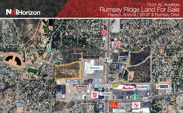 SR 87, Payson, AZ - AERIAL  map view