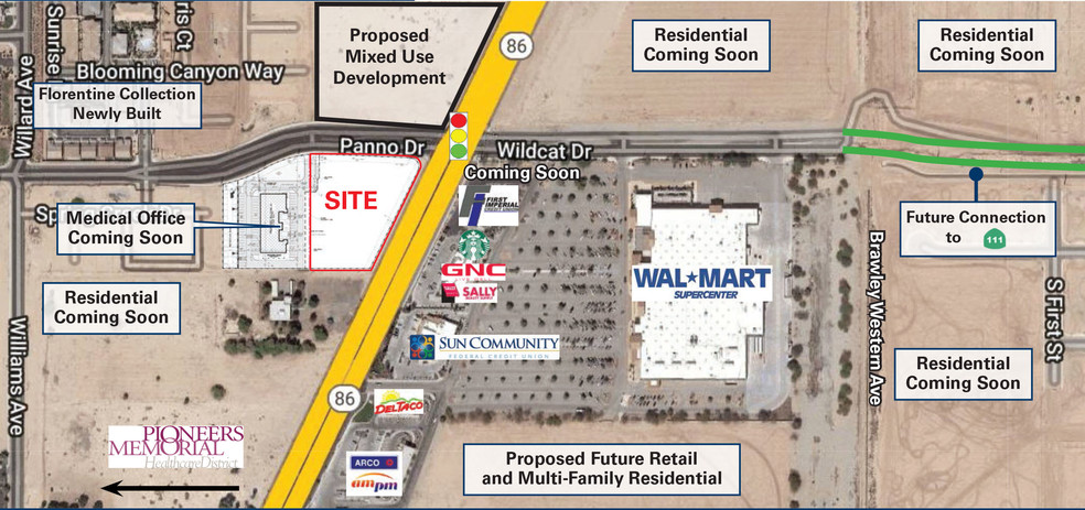 Panno Dr & Hwy, Brawley, CA for lease - Aerial - Image 1 of 1