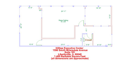 1580 S Milwaukee Ave, Libertyville, IL for lease Floor Plan- Image 2 of 2