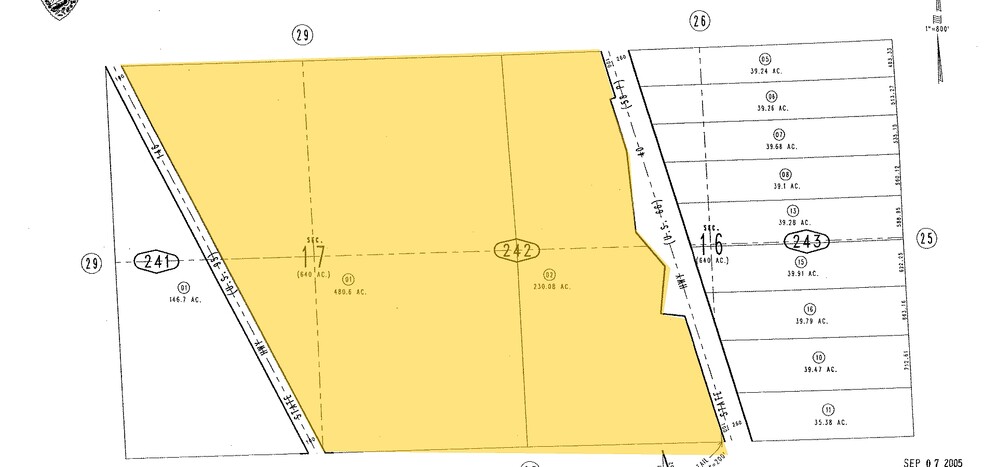 S Highway 95, Needles, CA for sale - Plat Map - Image 1 of 1