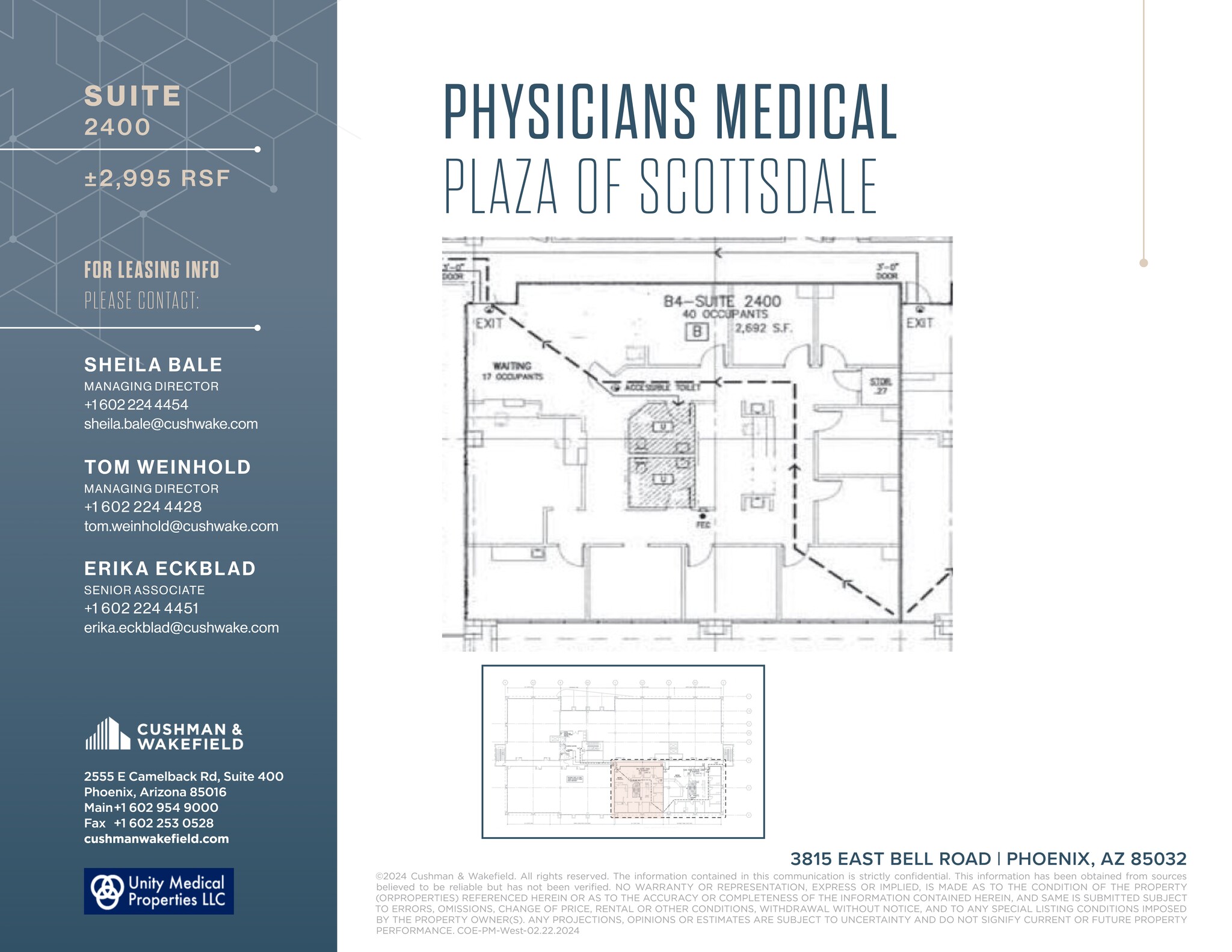 3815 E Bell Rd, Phoenix, AZ for lease Site Plan- Image 1 of 1