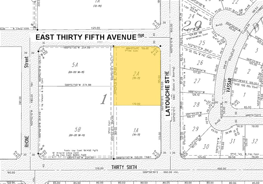 3500 LaTouche St, Anchorage, AK for sale - Plat Map - Image 2 of 6