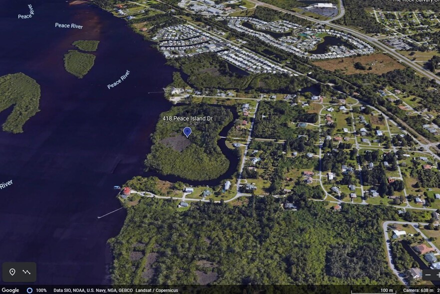 418 Peace Island Dr, Punta Gorda, FL for sale - Aerial - Image 3 of 5