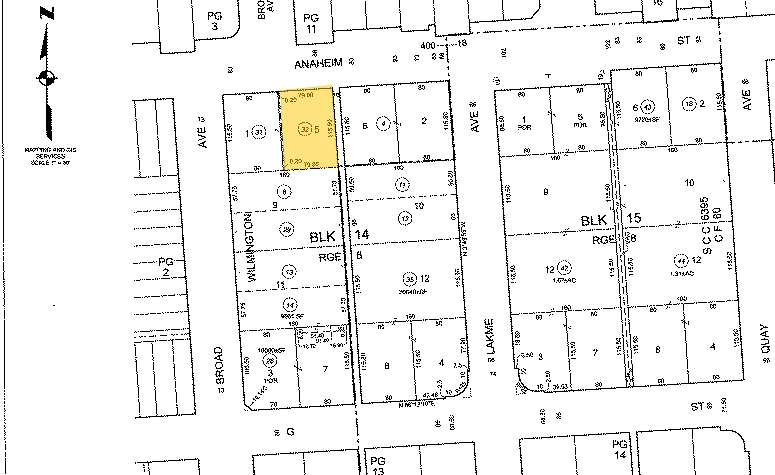 216 E Anaheim St, Wilmington, CA for sale - Plat Map - Image 2 of 6
