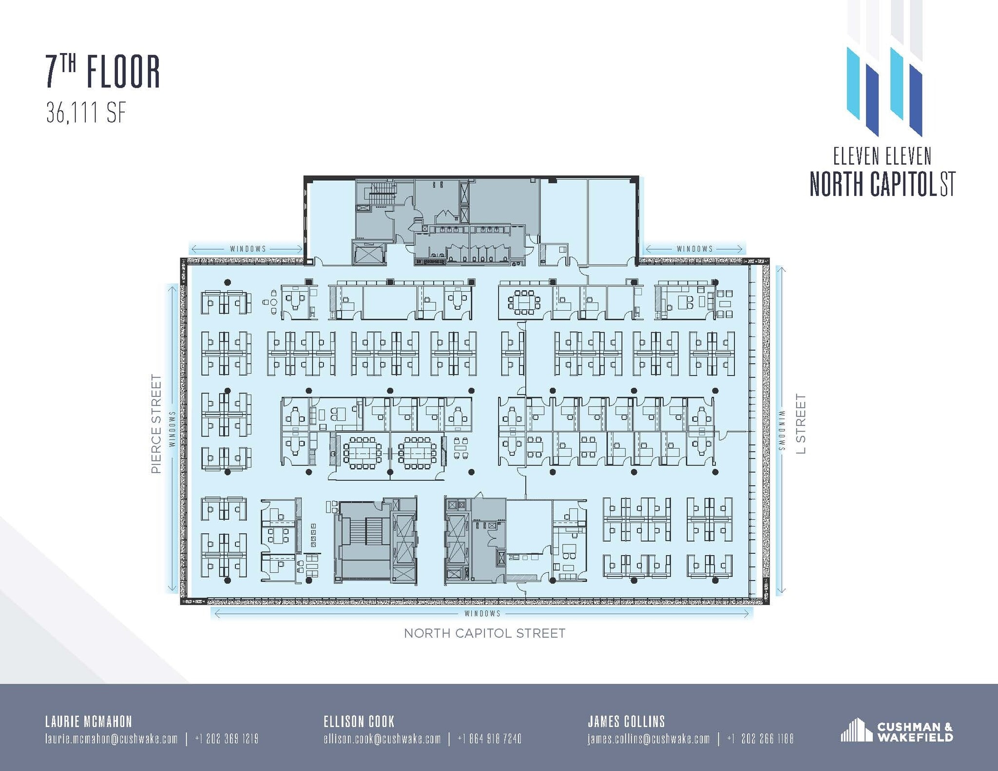 1111 N Capitol St NE, Washington, DC for lease Floor Plan- Image 1 of 3