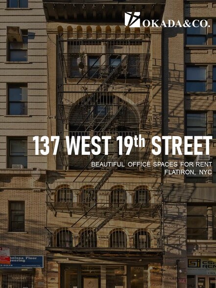 137 W 19th St, New York, NY for lease - Building Photo - Image 1 of 12