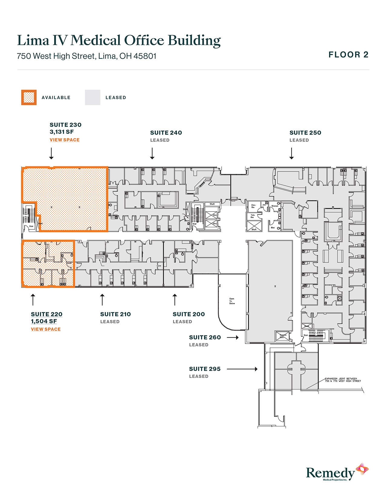 750 W High St, Lima, OH for lease Floor Plan- Image 1 of 5