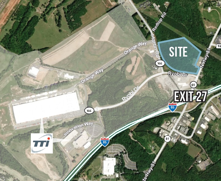 Highway 81 & Ryobi Dr, Anderson, SC 29621 - Anderson Manufacturing Park ...